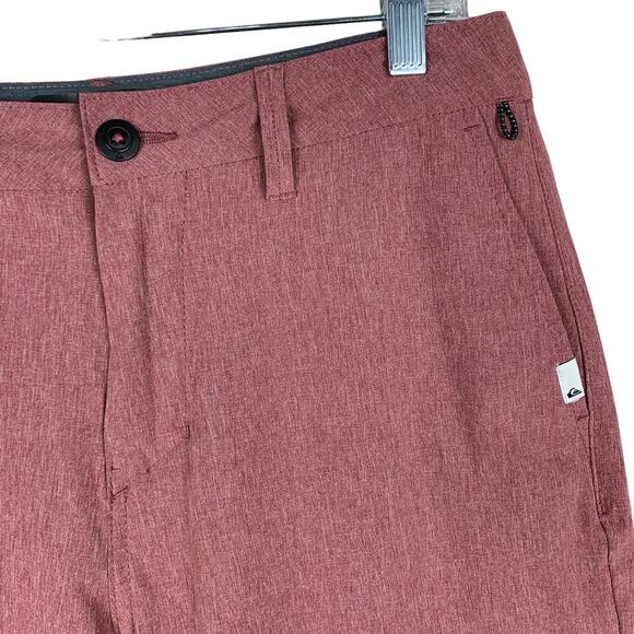 Quiksilver Amphibian Shorts Hybrid Pink Dryflight Water Repellent Men's 30 - Picture 2 of 9